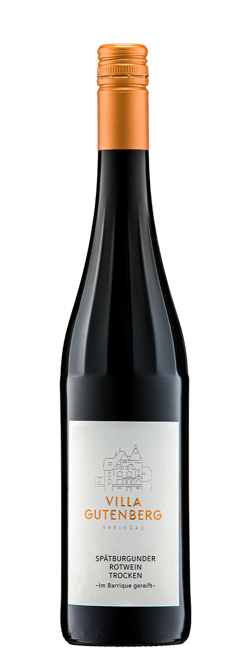 Abbildung des Produktes: Villa Gutenberg Spätburgunder Qualitätswein Barrique Trocken 2022 - 158-2022